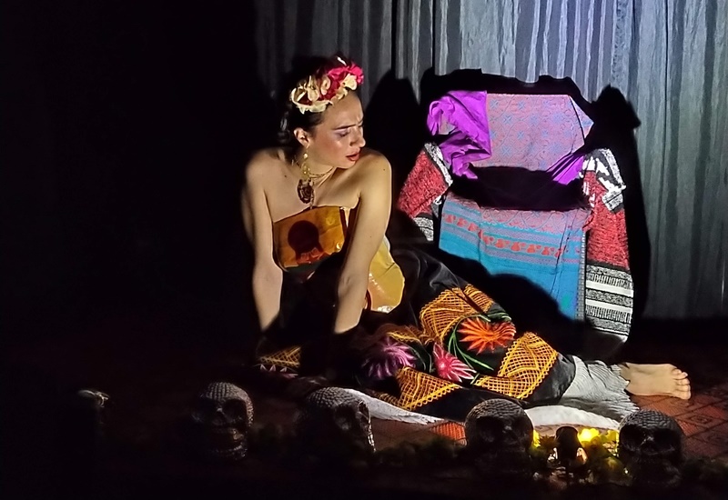 La actriz colombiana Maryory Montoya en el papel de Frida.